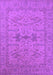 Machine Washable Oriental Purple Industrial Area Rugs, wshurb1665pur