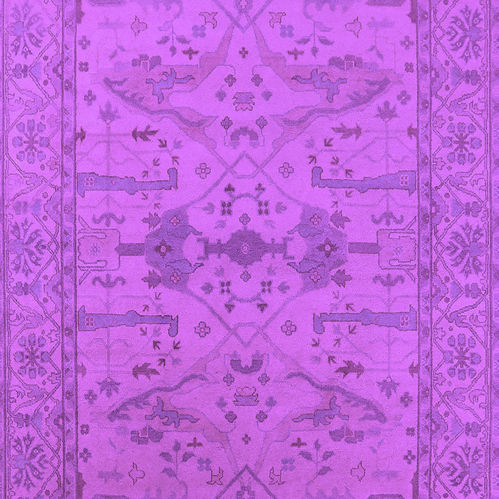 Machine Washable Oriental Purple Industrial Area Rugs, wshurb1665pur