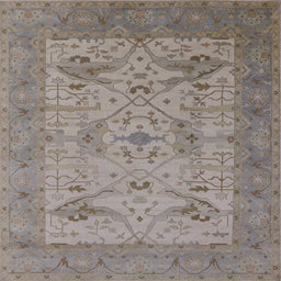 Square Machine Washable Industrial Modern Rosy Brown Pink Rug, wshurb1666