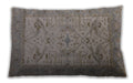 Mid-Century Modern Urban Rosy Brown Pink Lumbar Throw Pillow, 13 inch by 19 inch, lburb1666
