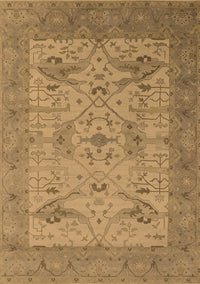 Oriental Brown Industrial Rug, urb1666brn