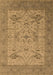 Oriental Brown Industrial Rug, urb1666brn