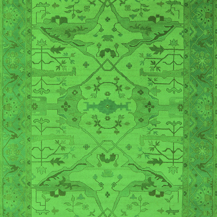 Oriental Green Industrial Rug, urb1666grn