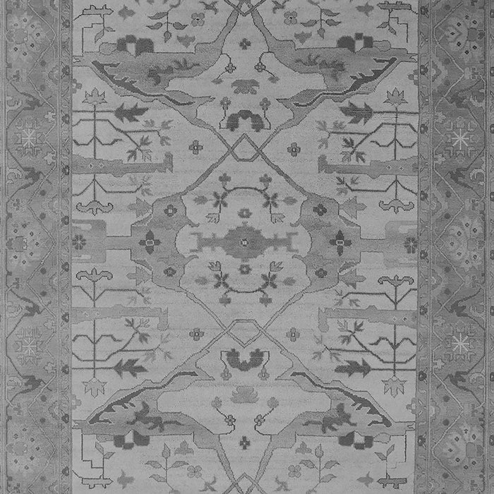 Machine Washable Oriental Gray Industrial Rug, wshurb1666gry