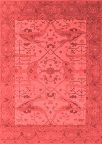 Oriental Red Industrial Rug, urb1666red