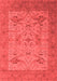 Oriental Red Industrial Area Rugs