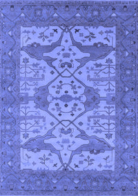 Oriental Blue Industrial Rug, urb1667blu