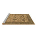 Sideview of Machine Washable Oriental Brown Industrial Rug, wshurb1667brn