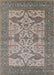 Mid-Century Modern Rosy Brown Pink Oriental Rug, urb1667