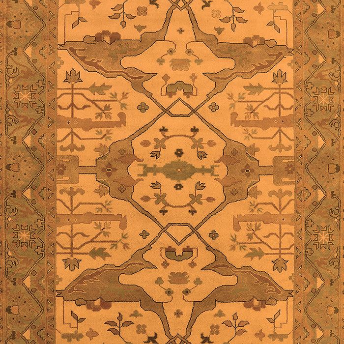 Machine Washable Oriental Orange Industrial Area Rugs, wshurb1667org