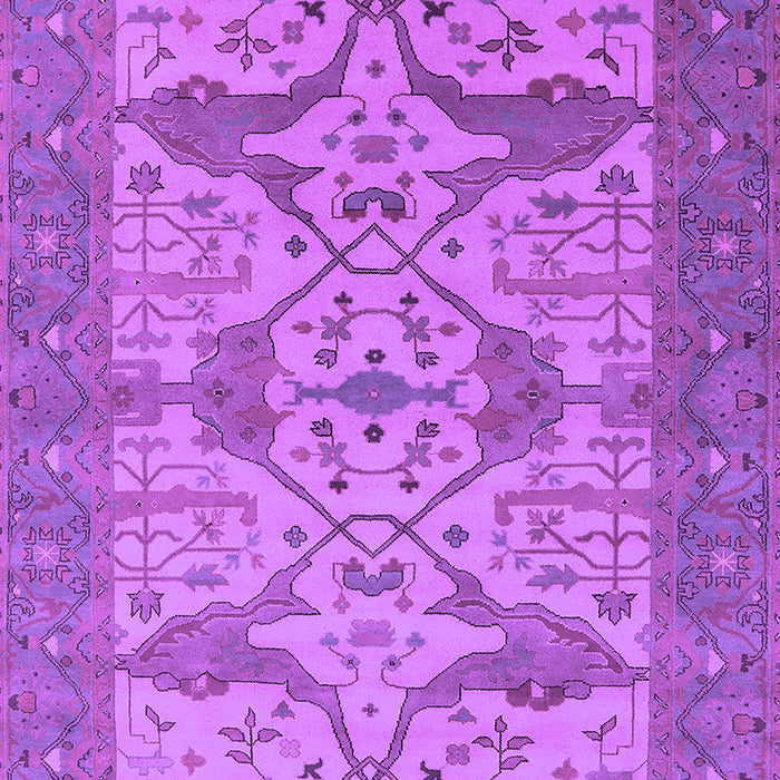 Machine Washable Oriental Purple Industrial Area Rugs, wshurb1667pur