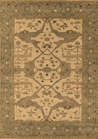 Oriental Brown Industrial Rug, urb1667brn