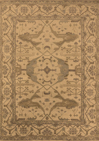 Oriental Brown Industrial Rug, urb1668brn