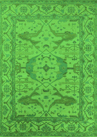 Oriental Green Industrial Rug, urb1668grn