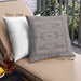 Front View of Mid-Century Modern Urban Square Mauve Taupe Purple Throw Pillow, 18 inch by 18 inch, pwurb1668