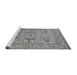 Sideview of Machine Washable Oriental Gray Industrial Rug, wshurb1668gry