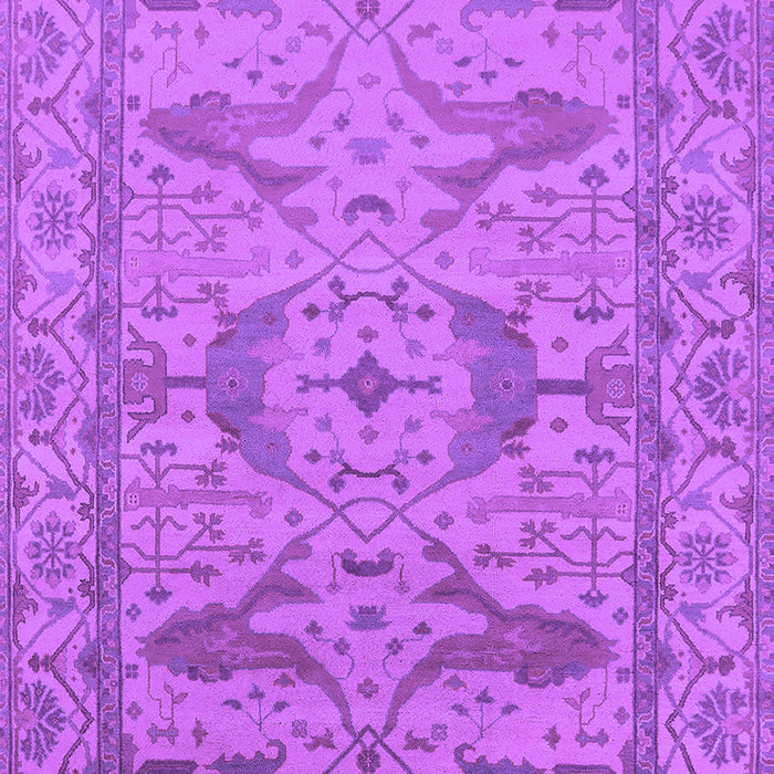 Machine Washable Oriental Purple Industrial Area Rugs, wshurb1668pur