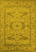 Oriental Yellow Industrial Rug, urb1668yw