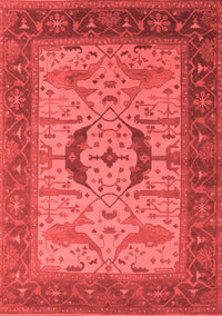 Oriental Red Industrial Rug, urb1669red