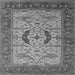 Square Oriental Gray Industrial Rug, urb1669gry