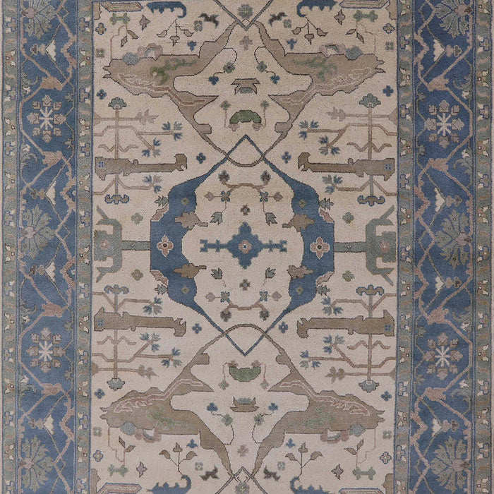 Mid-Century Modern Pink Oriental Rug, urb1669