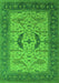 Oriental Green Industrial Rug, urb1669grn