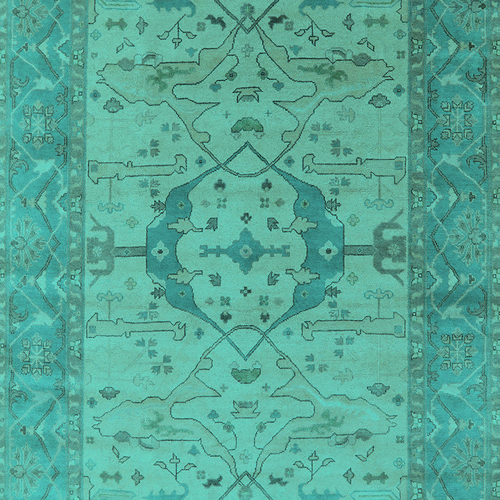 Oriental Turquoise Industrial Rug, urb1670turq