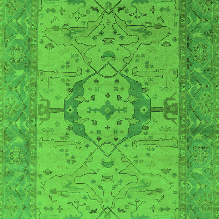 Oriental Green Industrial Rug, urb1670grn