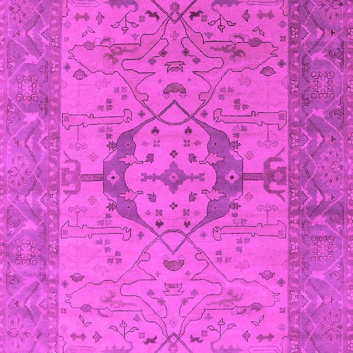 Machine Washable Oriental Pink Industrial Rug, wshurb1670pnk