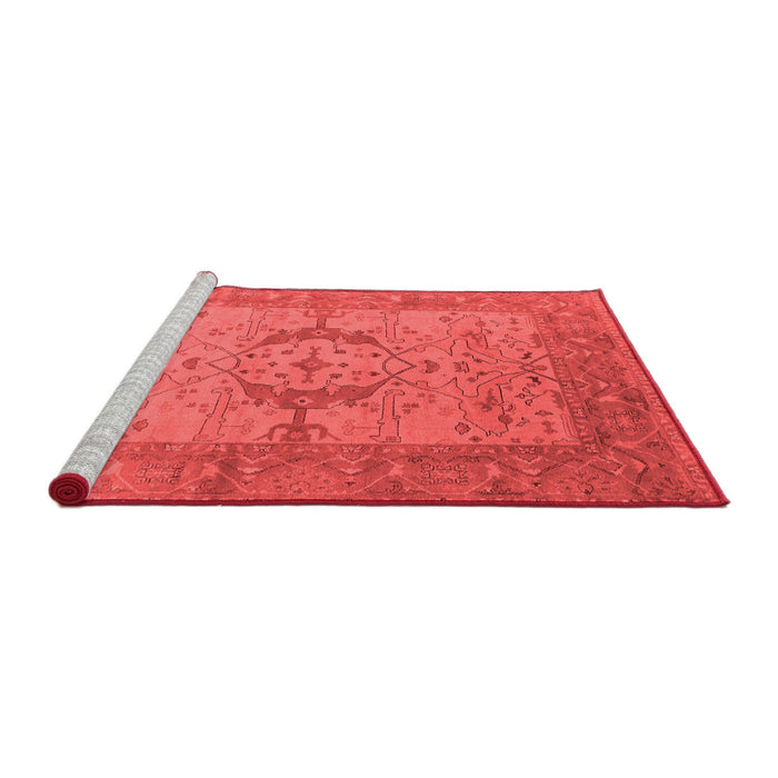 Industrial Red Washable Rugs