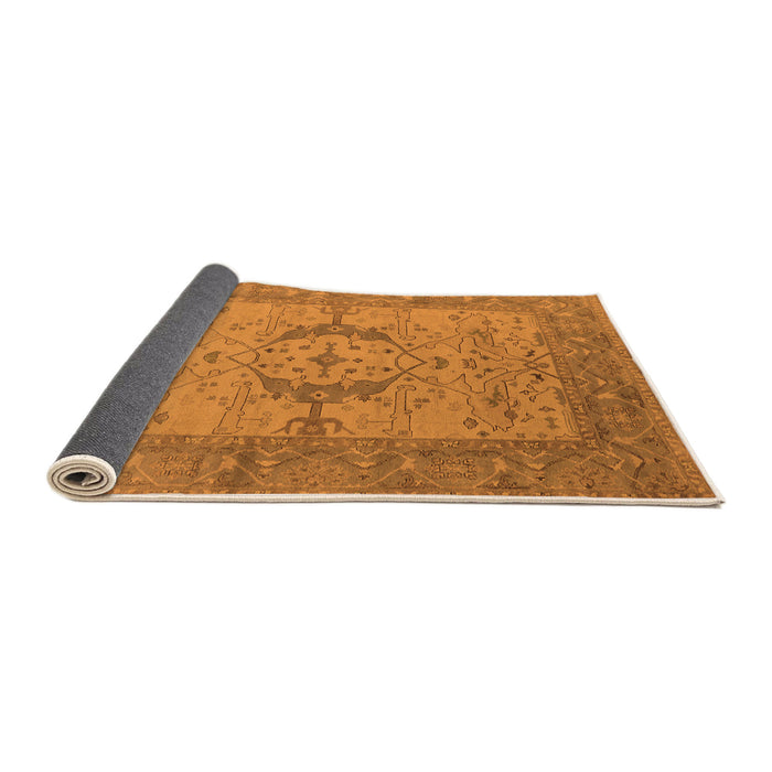 Sideview of Oriental Orange Industrial Rug, urb1670org