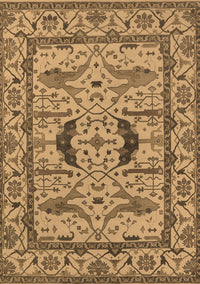 Oriental Brown Industrial Rug, urb1671brn