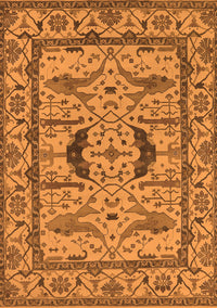 Oriental Orange Industrial Rug, urb1671org