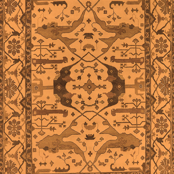 Oriental Orange Industrial Rug, urb1671org