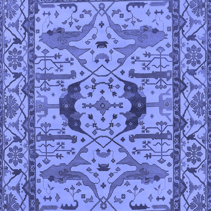 Oriental Blue Industrial Rug, urb1671blu