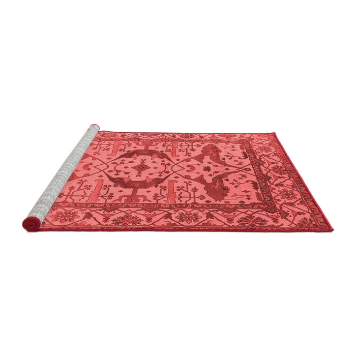 Industrial Red Washable Rugs