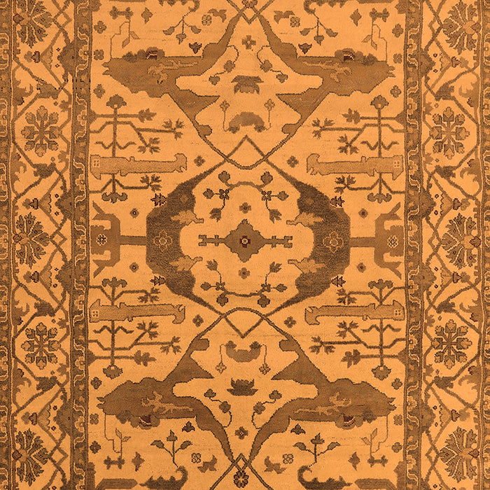 Machine Washable Oriental Orange Industrial Area Rugs, wshurb1672org