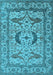 Oriental Light Blue Industrial Rug, urb1672lblu