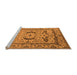 Sideview of Machine Washable Oriental Orange Industrial Area Rugs, wshurb1672org