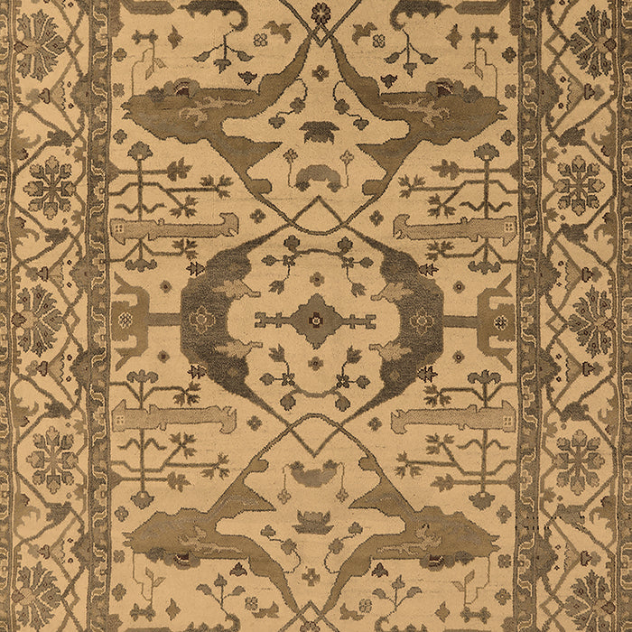 Oriental Brown Industrial Rug, urb1672brn