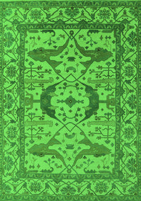 Oriental Green Industrial Rug, urb1672grn