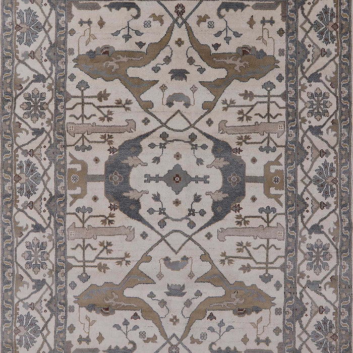 Mid-Century Modern Puce Purple Oriental Rug, urb1672