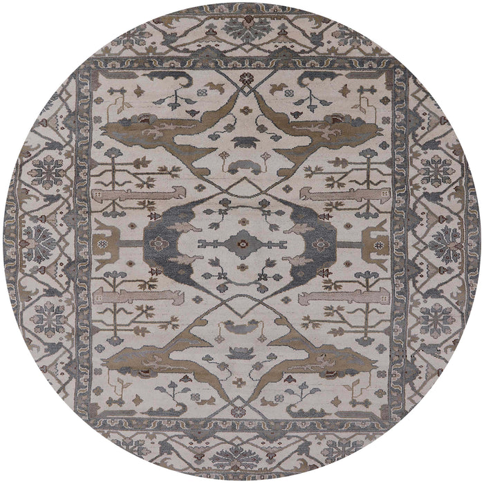 Round Machine Washable Industrial Modern Puce Purple Rug, wshurb1672