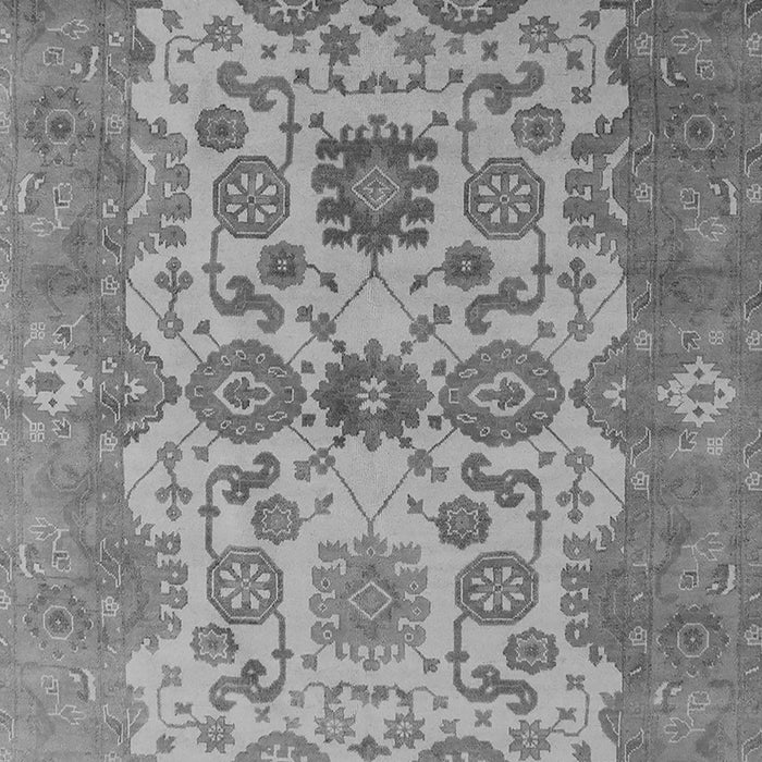 Machine Washable Oriental Gray Industrial Rug, wshurb1673gry