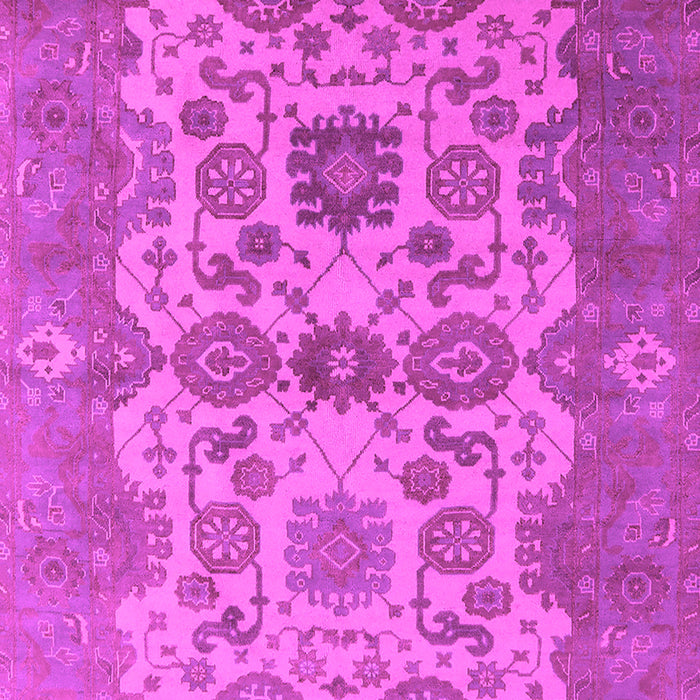Machine Washable Oriental Pink Industrial Rug, wshurb1673pnk