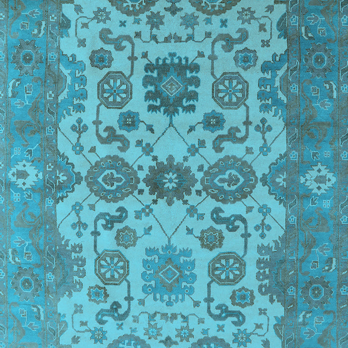 Oriental Light Blue Industrial Rug, urb1673lblu