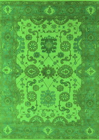 Oriental Green Industrial Rug, urb1673grn