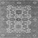 Square Oriental Gray Industrial Rug, urb1673gry