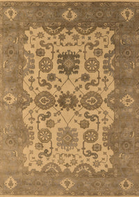 Oriental Brown Industrial Rug, urb1673brn