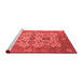 Industrial Red Washable Rugs